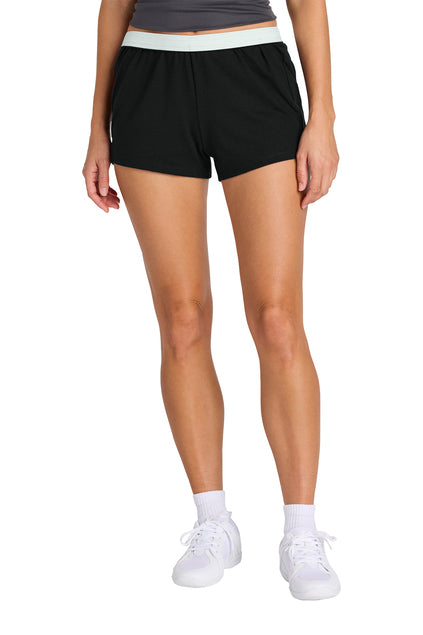 LST311/YGST311 Sport-Tek Women’s Jersey Knit Squad Short - BLACK